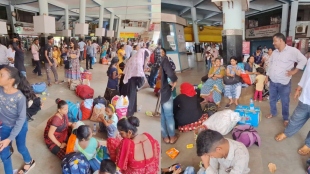 Lack of Govt facilities results Voters crowding bus stands ahead of 3rd Phase of Lok Sabha elections 