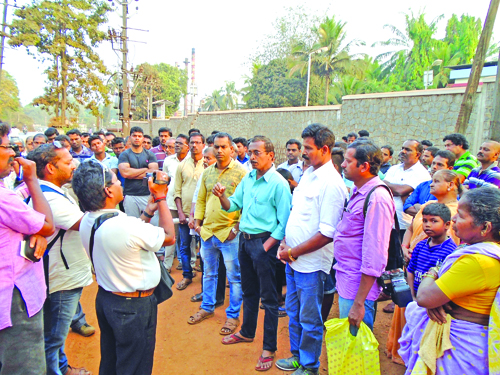 Usgao villagers protest MRF’s extension plan