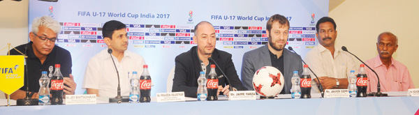 FIFA delegation gives thumb’s up to Nehru Stadium