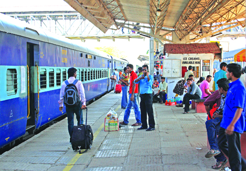 Security takes a back seat at the rly station