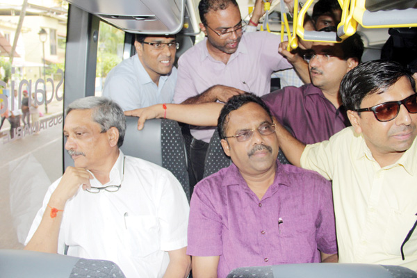 CM takes a ride in green bus