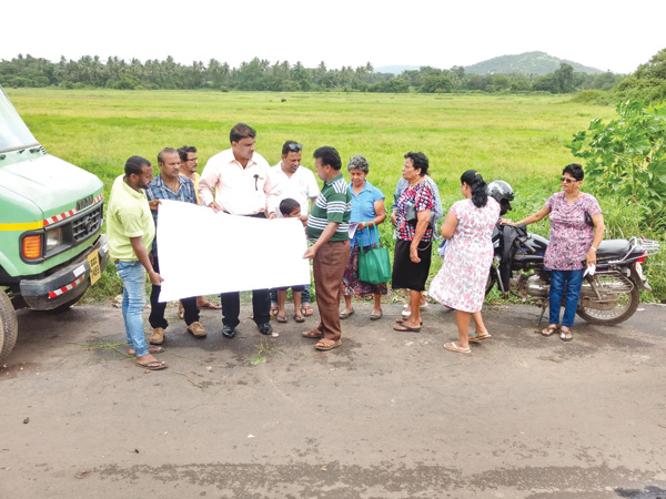 Madel farmers oppose WRD project on truck terminus land