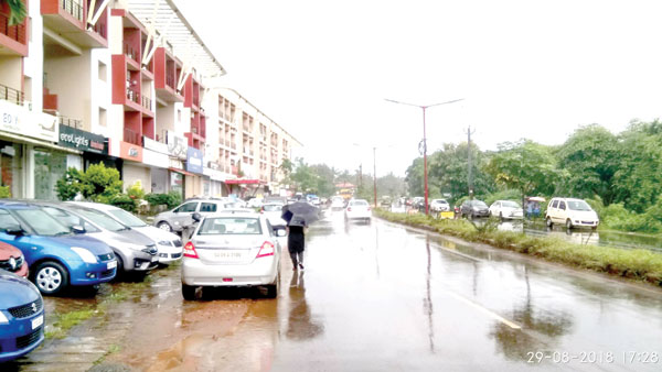 Cars parked on streets, roadside garbage plague Margao Eastern bypass