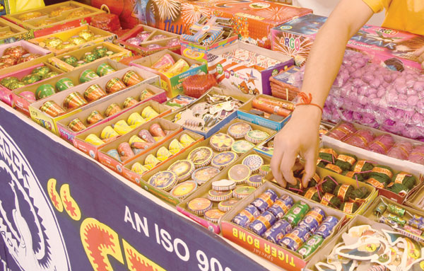 No temporary licence for sale of fireworks 