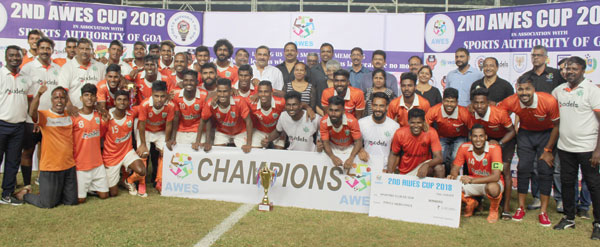 Sporting Clube de Goa pip Salgaocar FC to win AWES Cup