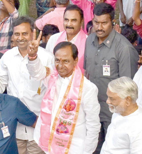 KCR demolishes opposition in Telangana, wins by a landslide