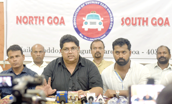 Around 30,000 tourist taxi operators to  hold silent protest in Panjim next week