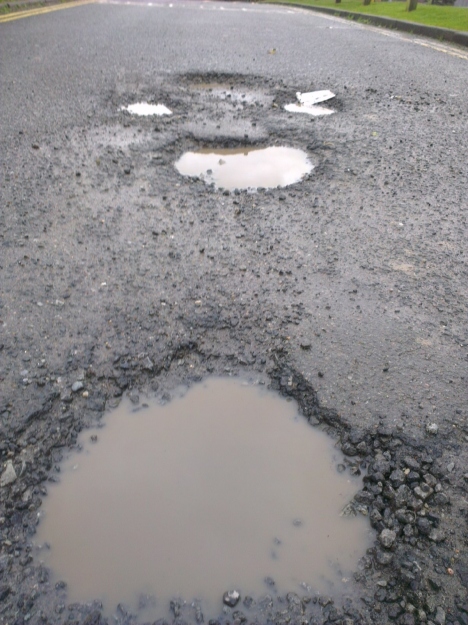 Consumer authorities take  serious note of potholes