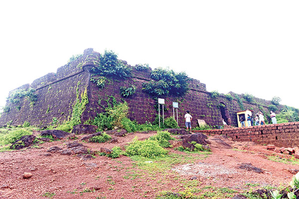 Trashed:  The sad state of affairs of  Chapora Fort