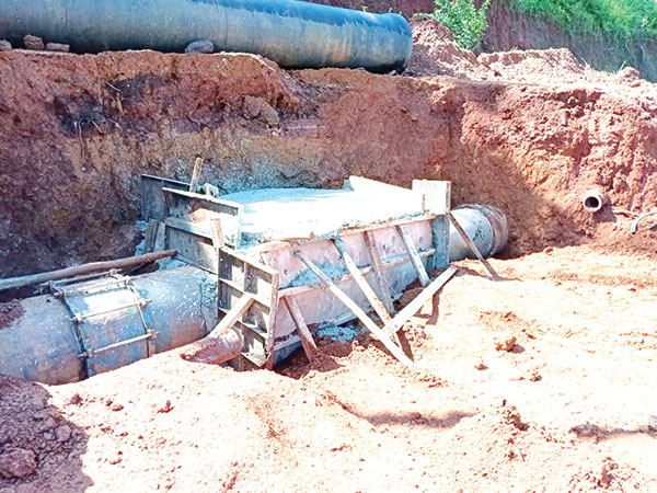 Ponda residents heave a sigh of relief as PWD repairs water pipeline 
