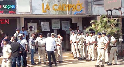 38 arrested for  trespassing, damaging casino in Baga