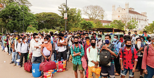 Samaritans of Goa put together their heads, hearts & hands to keep migrant’s miseries at bay
