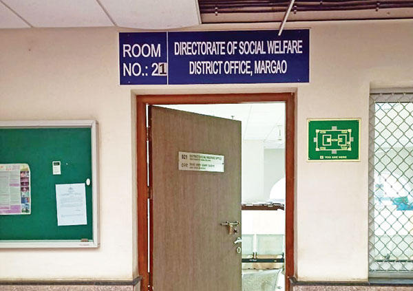 The Social Welfare office in S. Goa is just a post office