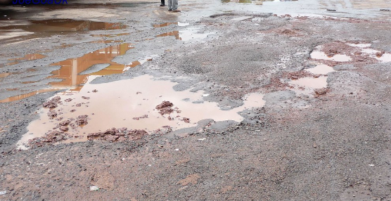 Deplorable conditions of Panjim roads