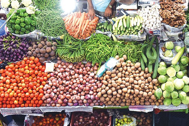 With rains destroying farms  in neighbournig States,  vegetable prices  in Goa have shot up