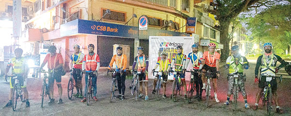 12 cyclists complete TriGoa’s 300km ride 