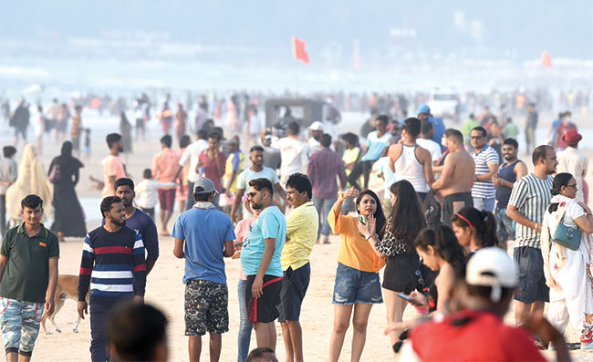 Tourists throng to make Goa normal again