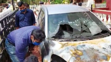 Forum for action against persons for setting  principal’s car on fire
