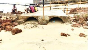 Utorda Beach erosion needs urgent attention