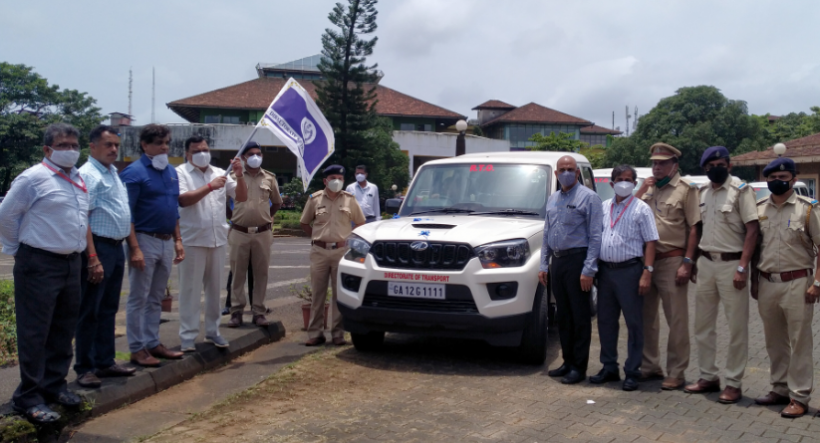4 ‘enforcement   vehicles’ flagged off