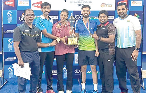 Tanisha wins gold, silver in Infosys India Int’l challenge badminton
