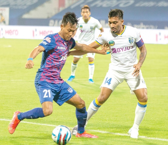 Bengaluru FC, Kerala end equals in a thrilling contest