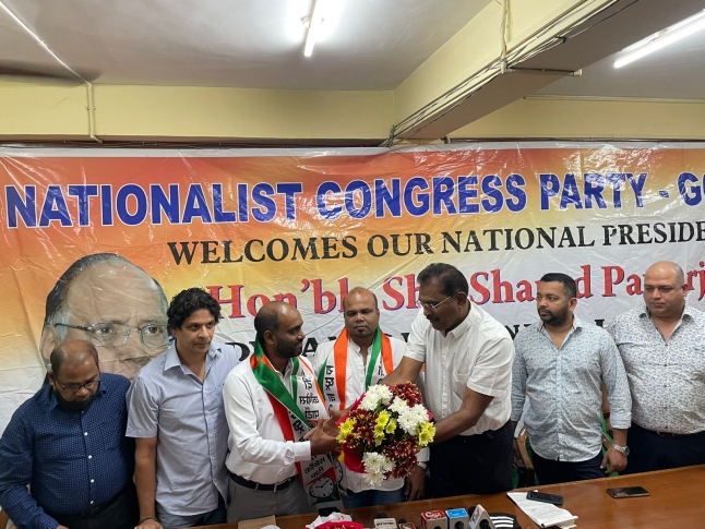 Former Congress leader & Nuvem MLA Mickey Pacheco joins NCP
