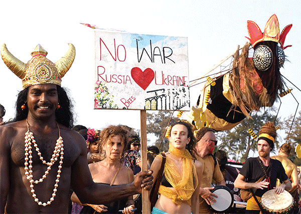 Arambol Beach Carnival gives message of peace