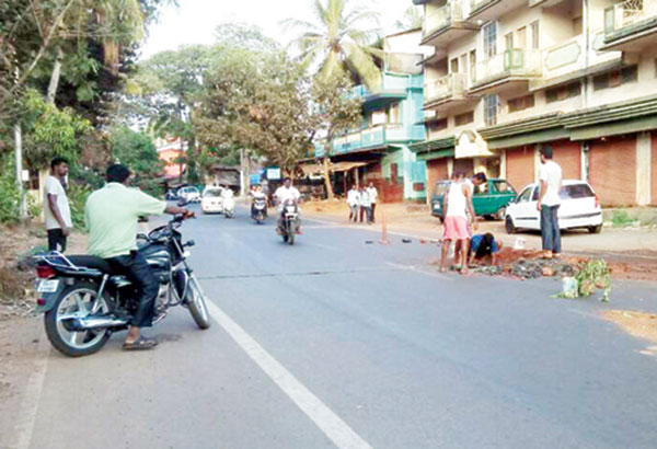 Margao roads in bad condition