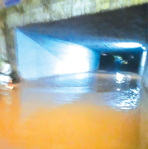 Curti underpass needs a proper drainage system