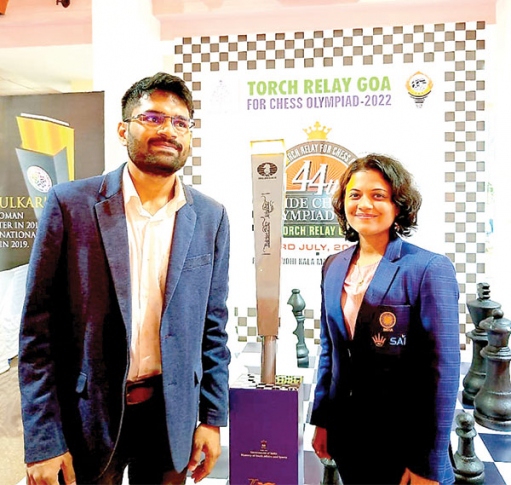 44TH FIDE CHESS OLYMPIAD TORCH ARRIVES IN STATE