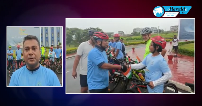  Indian Coast Guard organises a bicycle rally ahead of Azadi ka Amrit Mahotsav