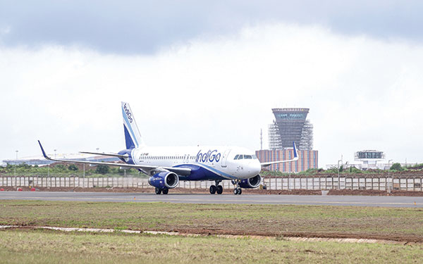 First test flight lands at Mopa international airport
