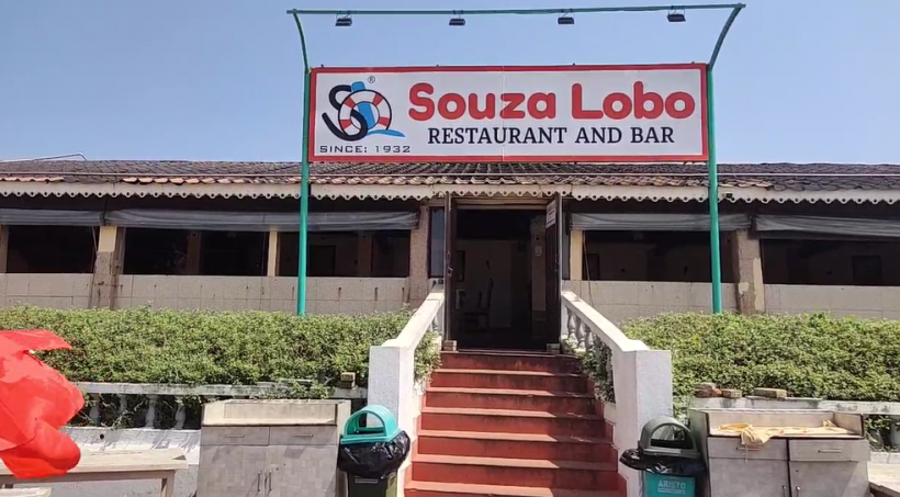 GCZMA arrived at Souza Lobo Restaurant to demolish a part of the restaurant