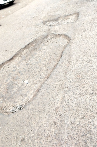 Internal roads in port town are in dilapidated condition