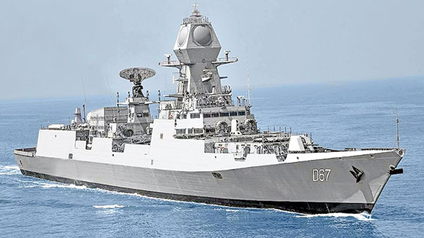 Navy’s latest indigenous destroyer INS Mormugao, named after Goa’s port 