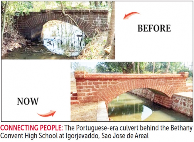 Areal villagers put their hands in their pockets to build their ‘bridge’, when the government failed to