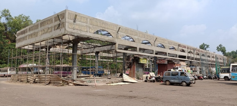 Eight months on, renovation of Ponda’s KTC Bus shed still left incomplete