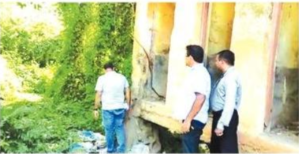 Inspection reveals discharge of sewage from slum into River Sal continues unchecked