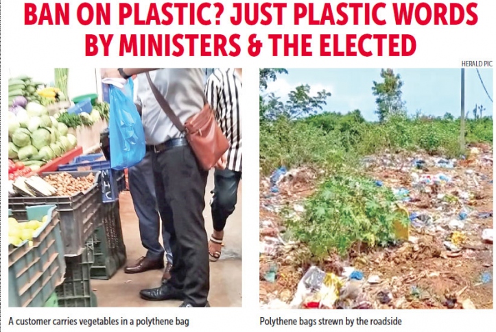 Plastic ban only on paper, reality of the menace seen on streets and beaches