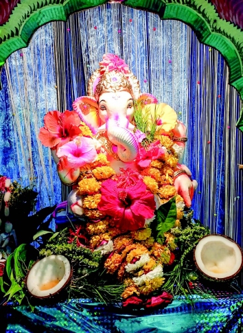 The celebration of Lord Ganesh