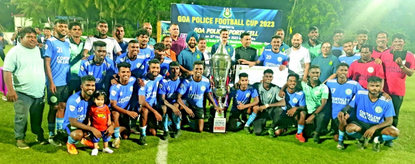 Cortalim Villagers clinch  Goa Police Football Cup