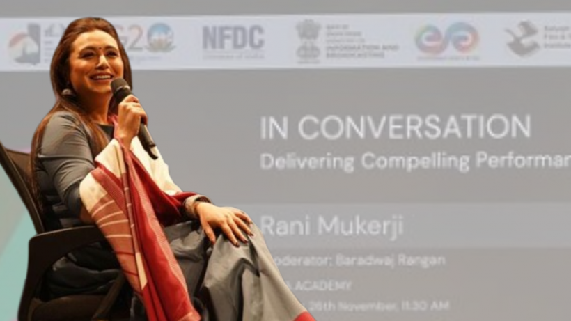 Rani Mukerji's In-Conversation Session at 54th IFFI Explores 'Delivering Compelling Performances' and Reflections on Cinematic Journey