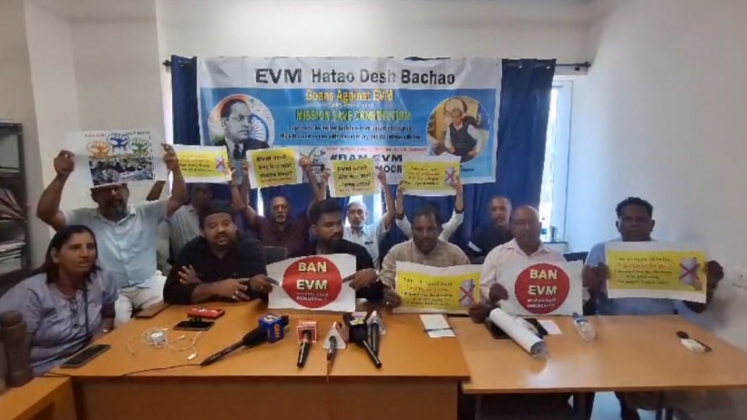  Voice against EVM in Panaji
