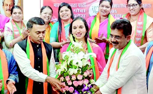 Finally, BJP chooses a woman as  its South Goa LS candidate