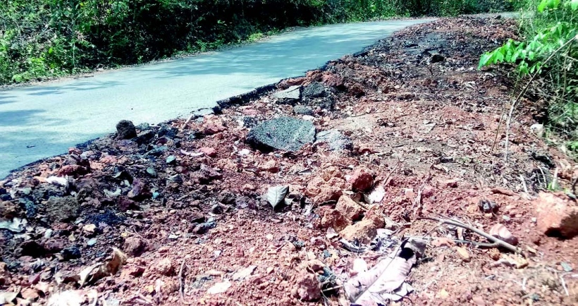 Opa locals frustrated as freshly-tarred road gets dug up for power cabling