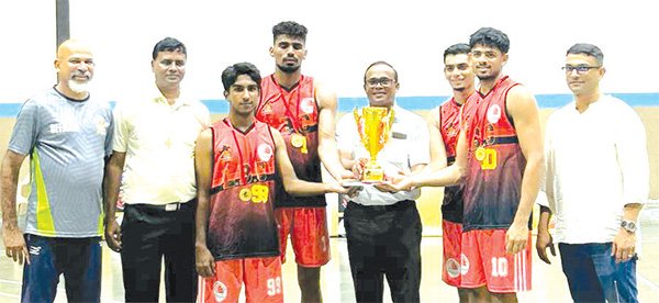 Lourdes Basketball  Club are 3x3 Goa  Basketball League champs