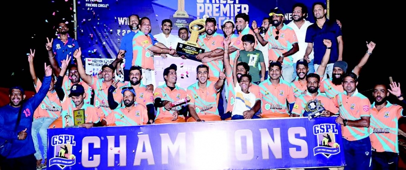 Sai Vignesh emerge cricket champions 