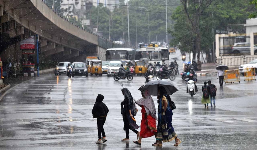 Heavy Rains Bring Relief but Chaos to Hyderabad: Traffic Jams, Power Outages, and Uprooted Trees