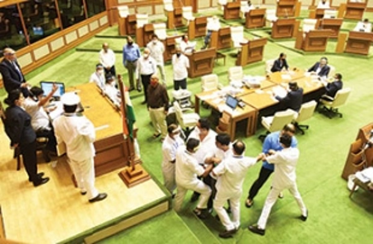 11 crucial bills passed despite Oppn walk out